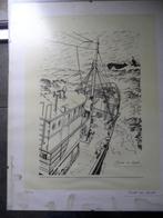 Lithographie de Bob de Moor numérotée et signée, Enlèvement ou Envoi