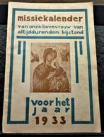 Missiekalender 1933, Ophalen of Verzenden