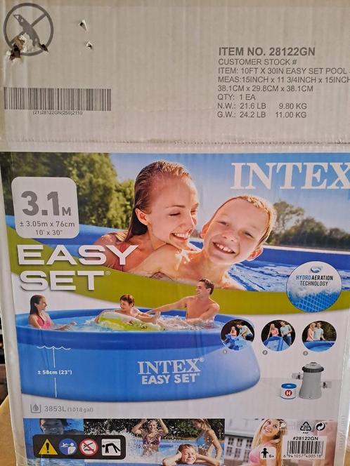 Piscine INTEX gonflable + nombreux accessoires, Tuin en Terras, Zwembaden, Zo goed als nieuw, Ophalen
