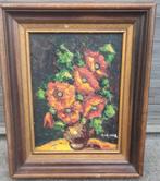 huile sur panneau les coquelicot signe armand lacour, Antiquités & Art, Art | Peinture | Classique, Enlèvement ou Envoi