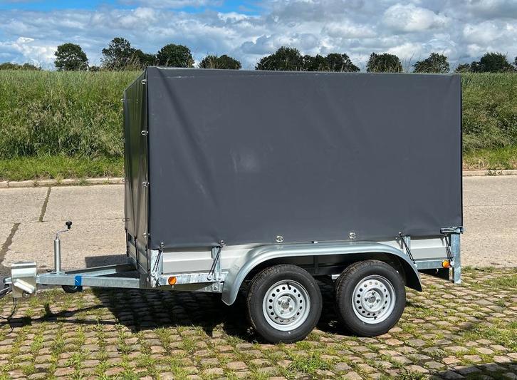 Location remorque double essieux bâchée ou non bâchée., Auto diversen, Aanhangers en Bagagewagens, Zo goed als nieuw, Ophalen