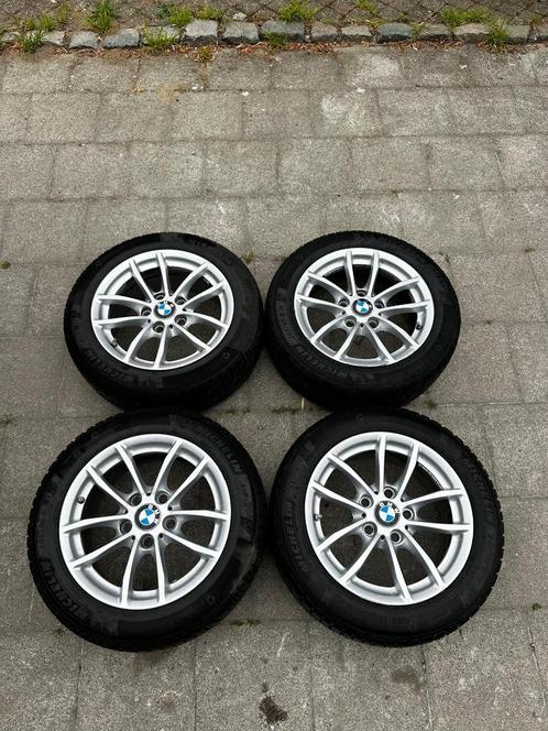 4 complete winterwielen BMW Series 1 (F20, tot 2019), Auto-onderdelen, Banden en Velgen, Band(en), Winterbanden, 16 inch, 205 mm