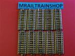 5107 MARKLIN HO -10 x RECHTE RAILS/VOIES DROITS/STRAIGHT TRA, Wisselstroom, Gebruikt, Ophalen of Verzenden, Rails