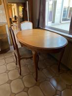 Ovale tafel met 6 stoelen in goede staat, Antiek en Kunst, Ophalen