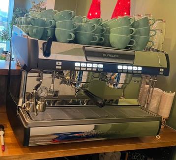 Koffiemachine 2-kops, Enlèvement, Utilisé, Café et Espresso