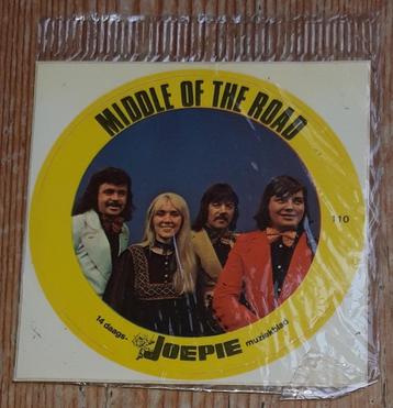 Vintage sticker Middle of the Road 70s Joepie