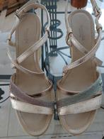 Sandalen met sleehak van Nero Giardini, Nero Giardini, Beige, Sandalen of Muiltjes, Ophalen of Verzenden