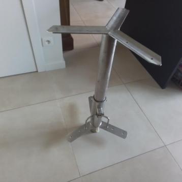 Pied de table en inox pour bateau, Enlèvement, Utilisé, Cuisine et Sanitaires, Voilier ou Bateau à moteur