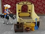 playmobil twee paarden boxen, Ophalen of Verzenden, Gebruikt