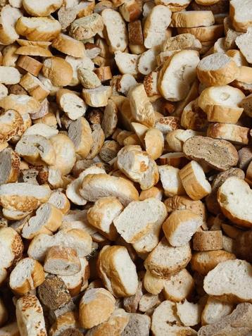 Gedroogde stukken Brood enPistolets  beschikbaar voor biedingen