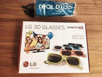 11 paires de lunettes 3D LG disponible aux enchères