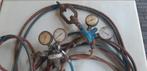 Autogeen reduceerventielen, slangen en brander, Doe-het-zelf en Bouw, Gereedschap | Lasapparaten, Ophalen of Verzenden, Gebruikt