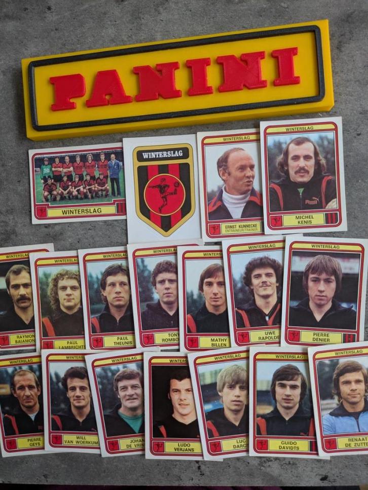 PANINI FOOTBALL 79 WINTERSLAG 18X STICKERS 1979, Hobby en Vrije tijd, Stickers en Plaatjes, Verzenden