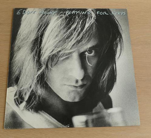 LP  Eddie Money ‎– Playing For Keeps, Cd's en Dvd's, Vinyl | Rock, Zo goed als nieuw, Poprock, 12 inch, Ophalen of Verzenden