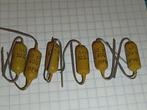 Mosterd condensator mullard Philips mustard capacitor, Hobby en Vrije tijd, Elektronica-componenten, Verzenden, Zo goed als nieuw