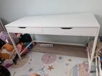 Wit bureau Alex ikea 132x58cm, Huis en Inrichting, Bureaus, Ophalen, Zo goed als nieuw, Bureau