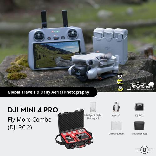 DJI MINI 4 PRO RC2 FLY MORE COMBO (C0) + KOFFER, TV, Hi-fi & Vidéo, Drones, Neuf, Drone avec caméra, Enlèvement ou Envoi