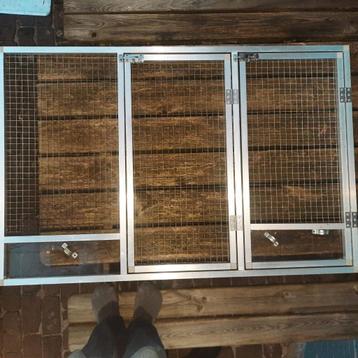 14 aluminium kweek/uitvlieg/broed-kooi-panelen/voorfronten. beschikbaar voor biedingen