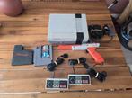 Nintendo NES, Games en Spelcomputers, Spelcomputers | Nintendo NES, Ophalen, Gebruikt, Met 2 controllers, Met games
