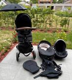 Stokke Xplory zwarte kinderwagen – complete set + babydrager, Kinderen en Baby's, Kinderwagens en Combinaties, Zo goed als nieuw