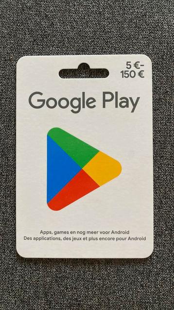 Google Play twv €20 beschikbaar voor biedingen