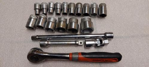 1/2" doppenset 20-delig, Auto diversen, Autogereedschap, Gebruikt, Ophalen of Verzenden