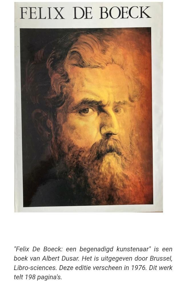 Felix De Boeck, Boeken, Kunst en Cultuur | Beeldend, Zo goed als nieuw, Ophalen of Verzenden