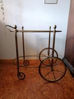 Vintage bar cart / bar trolley / serveertrolley, Enlèvement, Utilisé