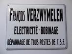 Plaque émaillée Electricité, Collections, Enlèvement ou Envoi