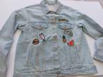 jeansjas in maat L, Kleding | Dames, Bershka, Ophalen of Verzenden, Zo goed als nieuw, Maat 42/44 (L)