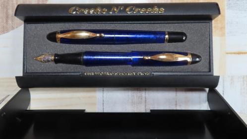 Vulpen en balpen Creeks 'n creeks, Verzamelen, Pennenverzamelingen, Zo goed als nieuw, Pennenset, Overige merken, Met doosje, Ophalen of Verzenden