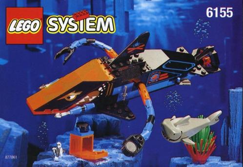 LEGO Aquazone SET 6155 Deep Sea Predator (met 1 + 3 minifig), Kinderen en Baby's, Speelgoed | Duplo en Lego, Zo goed als nieuw