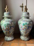 Koppel antieke Chinese vazen, 100 cm, Antiek en Kunst, Antiek | Vazen, Ophalen