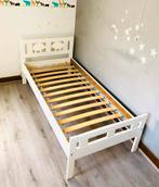 Ikea Luroy kinderbed wit schapenhout lattenbodem, Kinderen en Baby's, Kinderkamer | Bedden, Lattenbodem, 160 tot 180 cm, Zo goed als nieuw