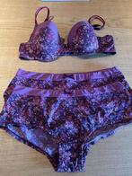 Lingerieset met 2 slips maat 85C - XL, Ophalen of Verzenden, Paars, Setje