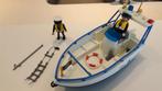 Playmobil politieboot, Kinderen en Baby's, Speelgoed | Playmobil, Ophalen of Verzenden, Zo goed als nieuw, Complete set