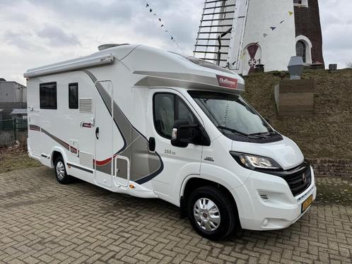 Challenger Genesis 288 - Km. NAP - Hefbed - Queensbed - 2016, Caravans en Kamperen, Mobilhomes, Bedrijf, Half-integraal, tot en met 4