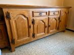 Meuble buffet en chêne massif, Ophalen, Gebruikt, 100 tot 150 cm, Eikenhout