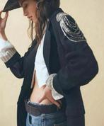 Free people King Julian Blazer X TRICIA FIX Colbert XS 328$, Ophalen of Verzenden, Nieuw, Maat 34 (XS) of kleiner, Zwart