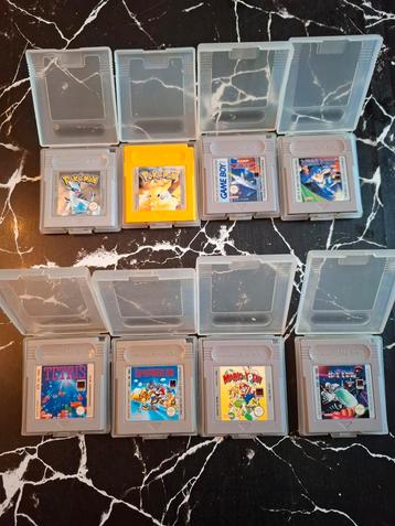 8 Gameboy-spellen! Pokemon. Megaman enz... beschikbaar voor biedingen