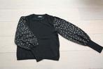 Mooie zwarte trui met gouden glitter op de mouwen, maat S, Kleding | Dames, Zwart, Zo goed als nieuw, Maat 36 (S), ONLY.