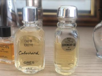 Vintage mini parfum flesjes, Enlèvement ou Envoi, Utilisé