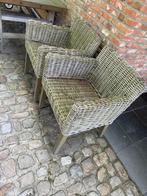 Tuinstoelen 6 stuks met kussens flamant, Tuin en Terras, Tuinstoelen, Ophalen, Zo goed als nieuw