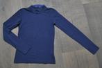 P60. T-shirt bleu foncé manches longues pour fille T 158/164, Ophalen of Verzenden, Gebruikt, Meisje, Shirt of Longsleeve