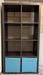 Boekenkast (Kallax -Ikea), Huis en Inrichting, Ophalen, Met plank(en), Gebruikt, 50 tot 100 cm