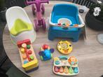 Fisher-price olifant, Vtech muziekschooltje, stuurwiel, enz, Kinderen en Baby's, Ophalen, Gebruikt