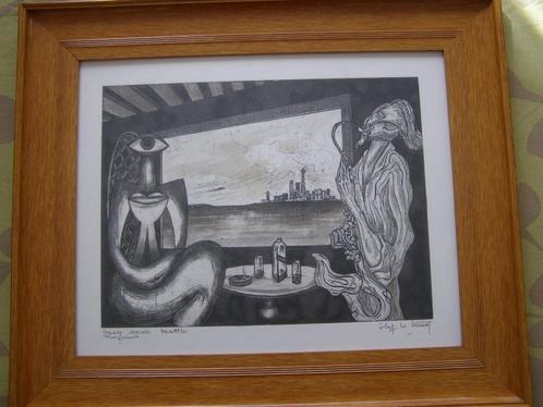Litho  van  gekende kunstenaar Staf De Smedt, Antiek en Kunst, Kunst | Litho's en Zeefdrukken, Ophalen