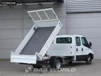 Iveco Daily 35C16 3.0L Open Laadbak met Kist Dubbel Cabine D, Auto's, Stof, Gebruikt, Euro 6, 4 cilinders