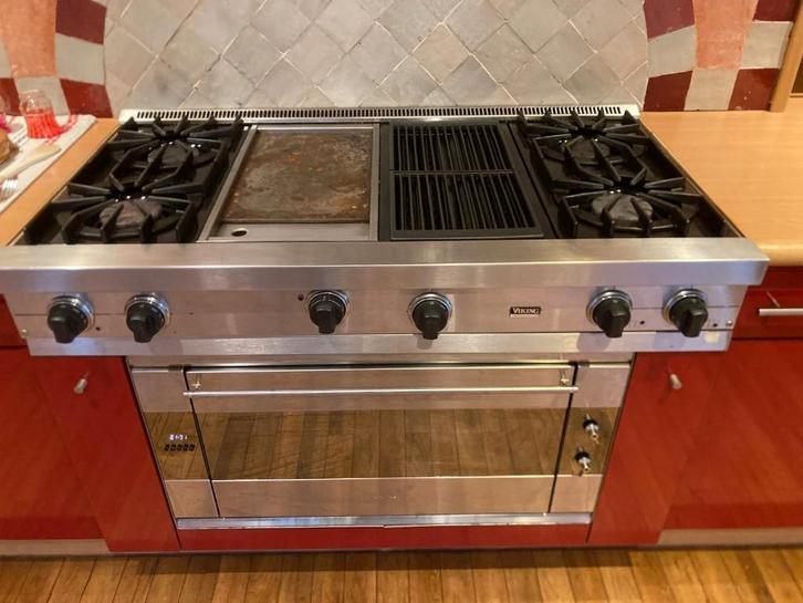 plan de cuisson VIKING Professional 120cm, Electroménager, Tables de cuisson, Utilisé, Enlèvement