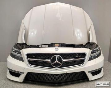 MERCEDES W218 CLS 63 AMG BUMPER MOTORKAP ALLES LEVERBAAR!!, Enlèvement ou Envoi, Utilisé, Mercedes-Benz, Garde-boue